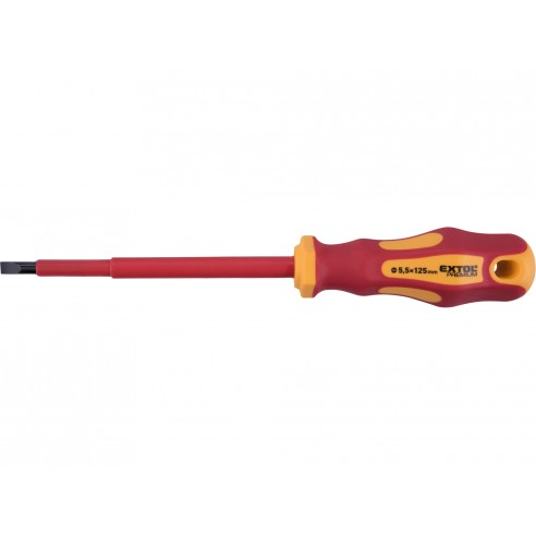 Електричарски одвртувач, (-)5,5x125mm, VDE, CrV